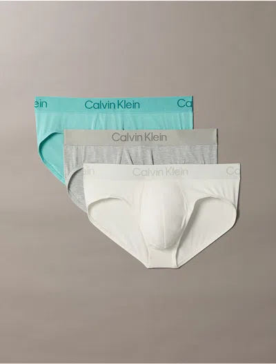Calvin Klein Men's Ultra Soft Modal 3-pack Hip Brief In Multi