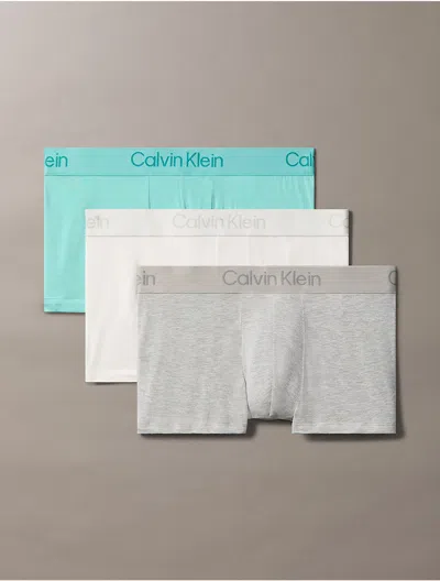 Calvin Klein Men's Ultra Soft Modal 3-pack Trunk In Multi