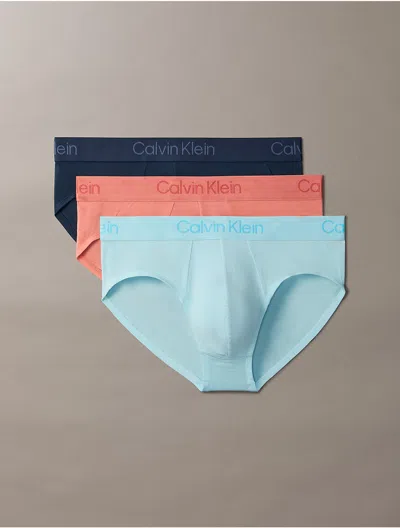 Calvin Klein Men's Ultra Soft Modal 3-pack Hip Brief In Multi