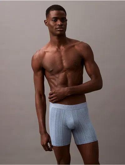 Calvin Klein Men's Ultra Soft Modal Boxer Brief In Faded Denim