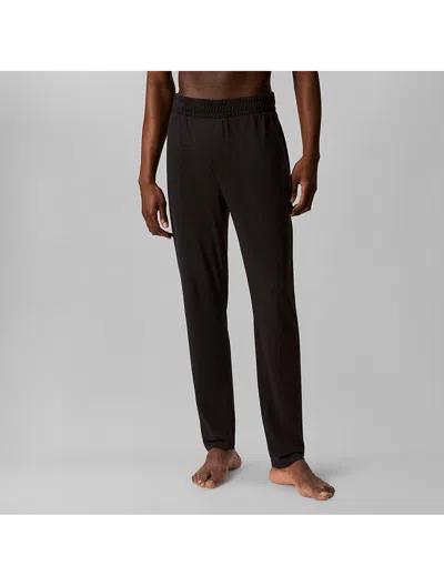 Calvin Klein Men's Ultra Soft Modal Pique Sleep Joggers In Black