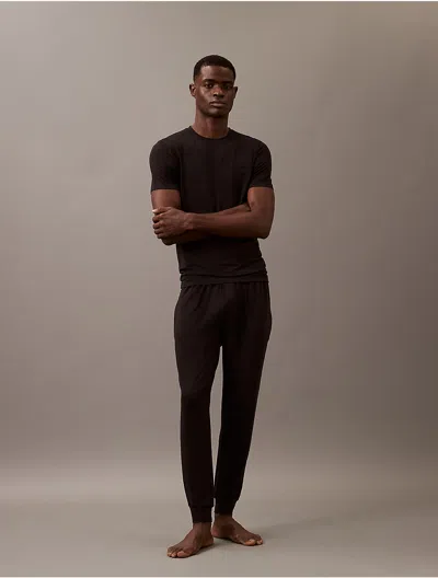 Calvin Klein Men's Ultra Soft Modal Sleep Joggers In Black
