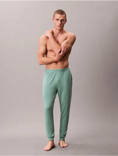 Calvin Klein Men's Ultra Soft Modal Sleep Joggers In Green