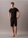 Calvin Klein Jersey Pajama Shorts In Brown