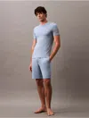 Calvin Klein Men's Ultra Soft Modal Sleep Shorts In Faded Denim