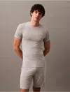 Calvin Klein Men's Ultra Soft Modal Sleep Shorts In Grey Heather