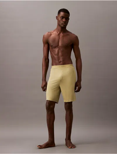 Calvin Klein Men's Ultra Soft Modal Sleep Shorts In Iguana Gray
