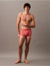 Calvin Klein Men's Ultra Soft Modal Trunk In Dark Fuchsia