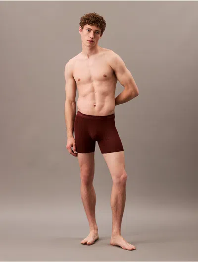 Calvin Klein Men's Ultra-soft Modern Boxer Brief In Rusted Root