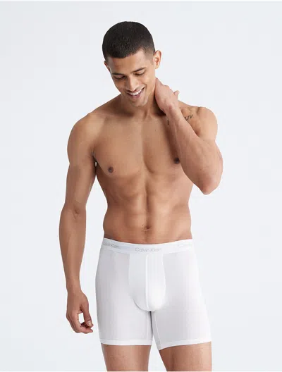 Calvin Klein Men's Ultra-soft Modern Boxer Brief In White