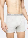 Calvin Klein Men's 3-pack Ultra Soft Modern Modal Boxer Briefs Underwear In Grey Heather