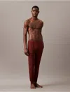 Calvin Klein Ultra Soft Modern Lounge Joggers In Rusted Root