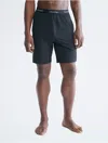 Calvin Klein Men's Ultra-soft Modern Lounge Sleep Shorts In Black