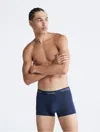 Calvin Klein Men's Ultra-soft Modern Trunk In Blue Shadow