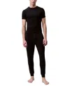 Calvin Klein Men's Ultrasoft Stretch Sleep Pants In Black