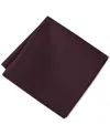 Calvin Klein Men's Unison Solid Pocket Squares In Burgundy