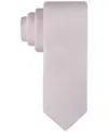 Calvin Klein Men's Unison Solid Tie In Light Rose