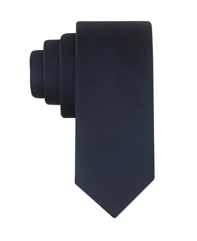 Calvin Klein Men's Unison Solid Tie In Midnight