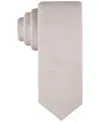 Calvin Klein Men's Unison Solid Tie In Natural