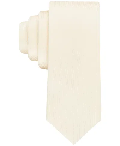 Calvin Klein Men's Unison Solid Tie In Yellow
