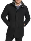 Calvin Klein Mens Walker Cold Weather Wool Coat In Black