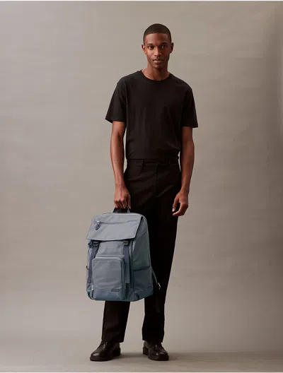 Calvin Klein Men's Utility Backpack In Gray