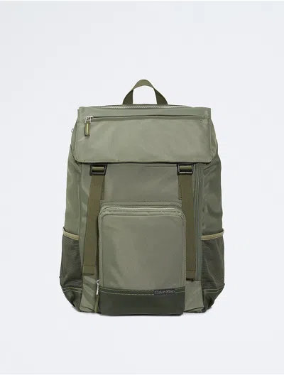 Calvin Klein Men's Utility Backpack In Green