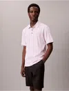 Calvin Klein Men's Variegated Rib Classic Polo Shirt In Purple