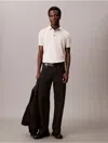 Calvin Klein Men's Waffle Knit Classic Polo Shirt