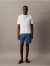 Calvin Klein Men's Washed Terry Shorts In Ensign Blue