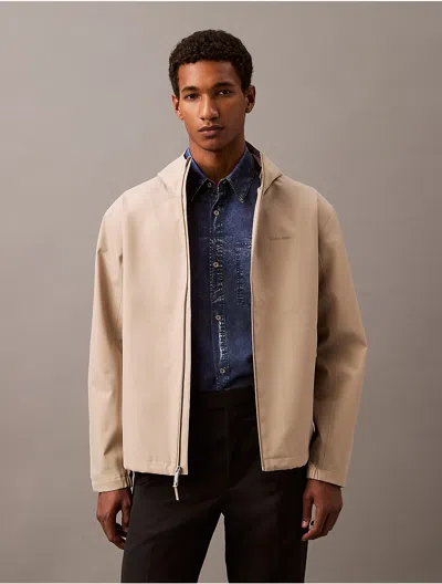 Calvin Klein Men's Water Resistant Unlined Rain Jacket
