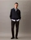 Calvin Klein Men's Wool Blend Pull-on Pants In Brown