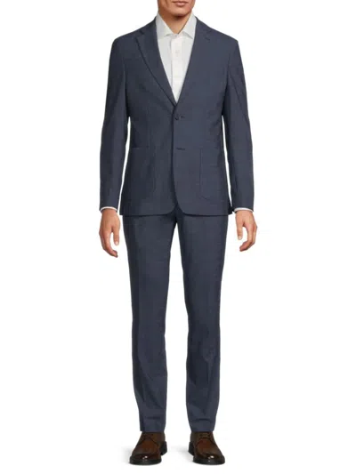 Calvin Klein Men's Wool-blend Slim Suit