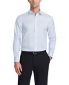 Calvin Klein Men's Wrinkle Free Slim Fit Dress Shirt In Blue