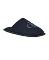 Calvin Klein Men's Xenith Round Toe Slip-on Slippers In Dark Blue