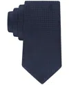 Calvin Klein Men's Zayn Houndstooth Tie In Navy
