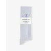 Calvin Klein Mens Blue/white Monogram Two-pack Cotton-blend Socks