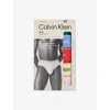 Calvin Klein Mens By Gcr Mtn Pl Ylw Bff Icon Pride Logo-waist Pack Of Five Cotton-jersey Briefs In Multi