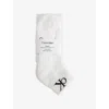 Calvin Klein Mens White Monogram Stretch-cotton Quarter Socks Pack Of Two In White