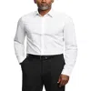 Calvin Klein Men's Linen Cotton Classic Button-down Shirt In White