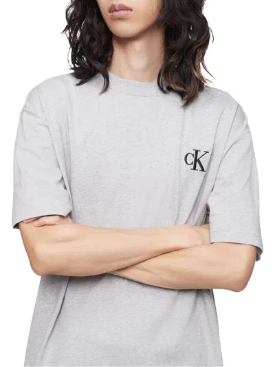 Calvin Klein Mens Cotton Crewneck T-shirt In Multi