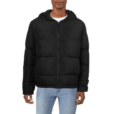 Calvin Klein Mens Insulated Polyester Puffer Jacket In Black