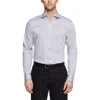 Calvin Klein Mens Non-iron Cotton Button-down Shirt In Blue