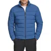 Calvin Klein Mens Quilted Cold Weather Puffer Jacket In Blue