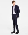 Calvin Klein Mens Skinny Fit Infinite Stretch Suit Separates In Black