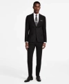 Calvin Klein Mens Skinny Fit Wool Blend Suit Separates In Blue