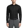 Calvin Klein Mens Shadow Stripe Cotton Button-down Shirt In Black