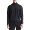 Calvin Klein Mens Solid Knit Turtleneck Sweater In Multi