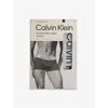 Calvin Klein Mens  Low-rise Branded-waistband Stretch-jersey Trunks