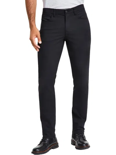 Calvin Klein Mens Stretch Denim Slim Jeans In Black